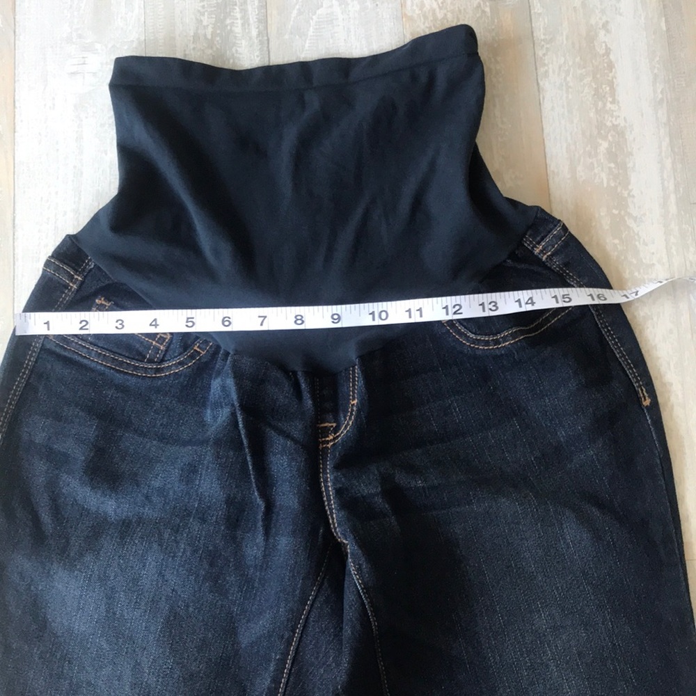 NWOT indigo blue maternity jeans size small petite - Picture 7 of 7